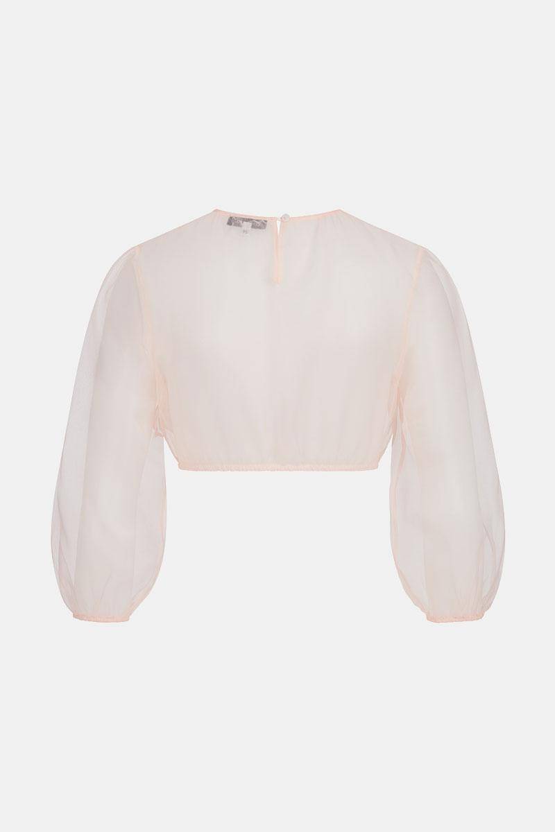 Apricot farbene bluse Clearance