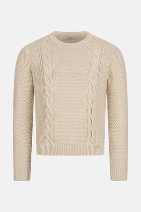 Strickpullover Bert Beige