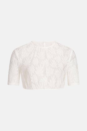 Spitzenbluse Ella White Lace