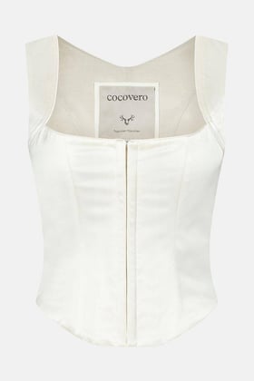 main image of product Mieder Hedda with alternative color Satin White