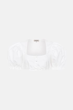 main image of product Baumwollbluse Sina with alternative color Cotton White