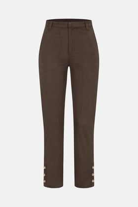 main image of product Lederhose Julia with alternative color Dark Brown