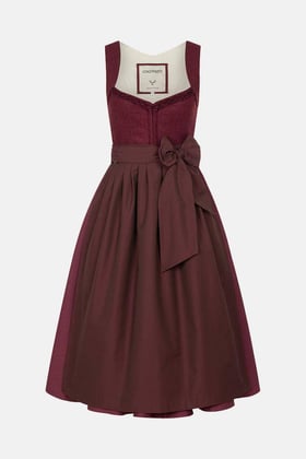 Dirndl Annelie Pastoral Bordeaux