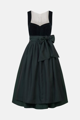 Dirndl Nellie Velvet Evergreen