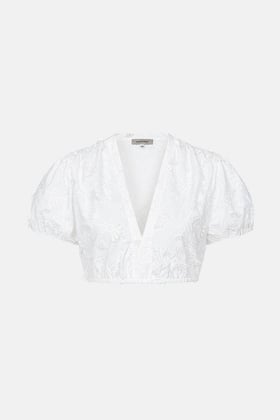 Bluse Valentina Folklore White