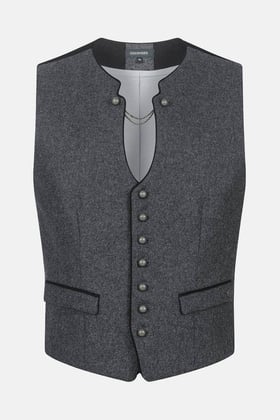 Waistcoat Oskar Loden Dark Grey