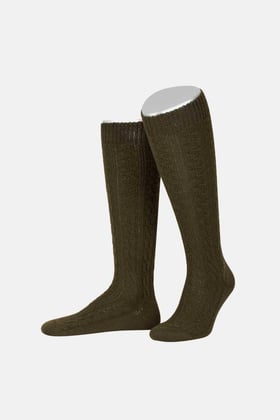 Trachtenkniestrumpf Olive