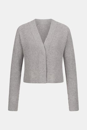 main image of product Kaschmir Strickjacke Kaia with alternative color Grey