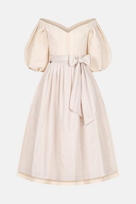 Dirndl Carmen Bridal White