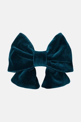 Haarschleife Mascha Velvet Midnight Petrol