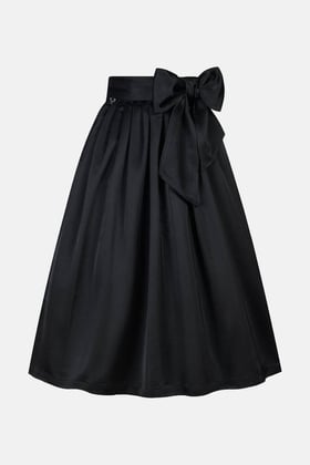 Schürze Satin Black
