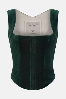 main image of product Mieder Hedda with alternative color Velvet Forest