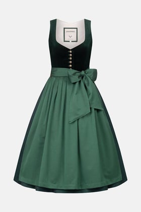 Dirndl Janni Velvet Pineneedle
