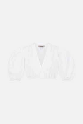 Cotton Blouse Zenta White