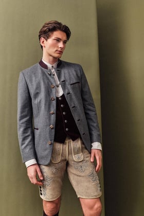 CocoVero x windsor Janker Andrin Grey Bordeaux
