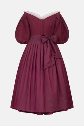 Dirndl Carmen Monochrom Red