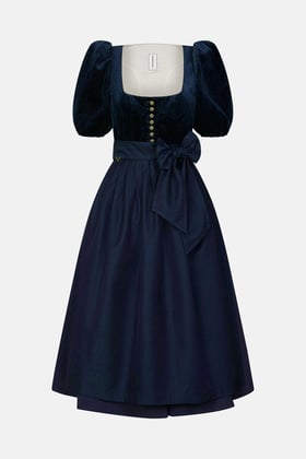 Dirndl Paula Paisley Navy