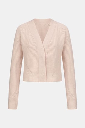 Kaschmir Strickjacke Kaia Creamy Creamy Rose