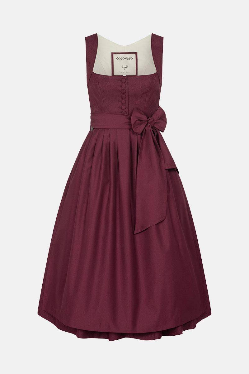 Dirndl Hedi Tinted Bordeaux