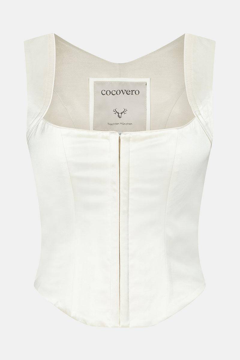 Bodice Hedda Satin White