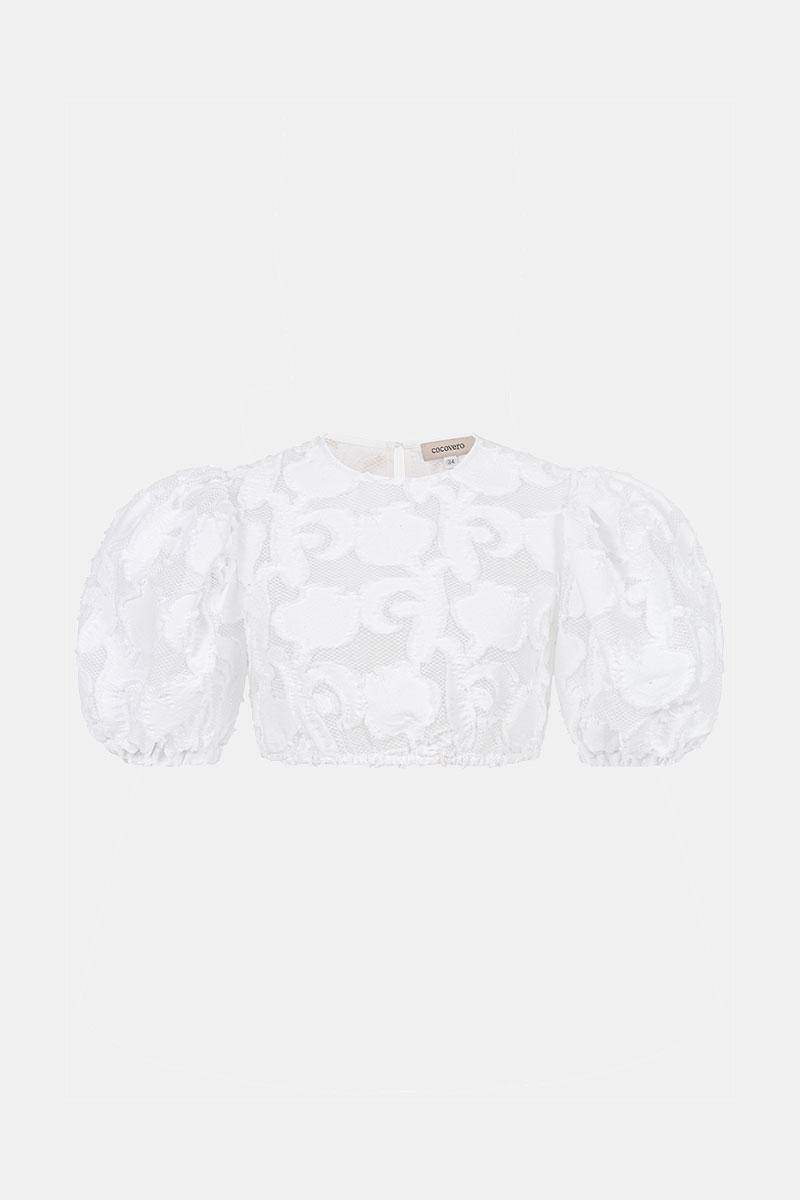 Bluse Zola White