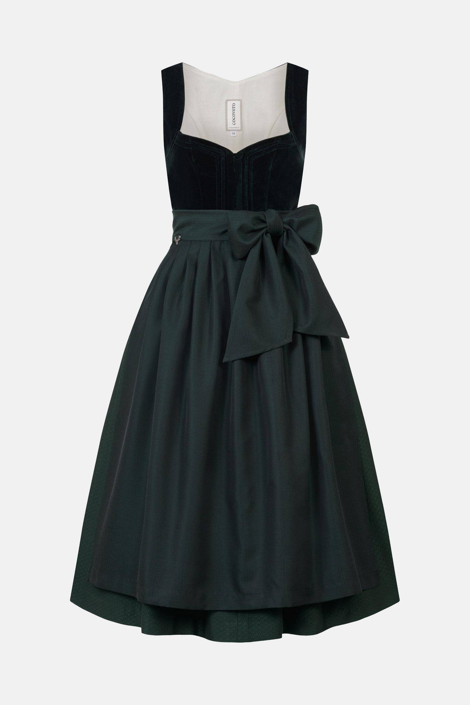 Dirndl Nellie Velvet Evergreen