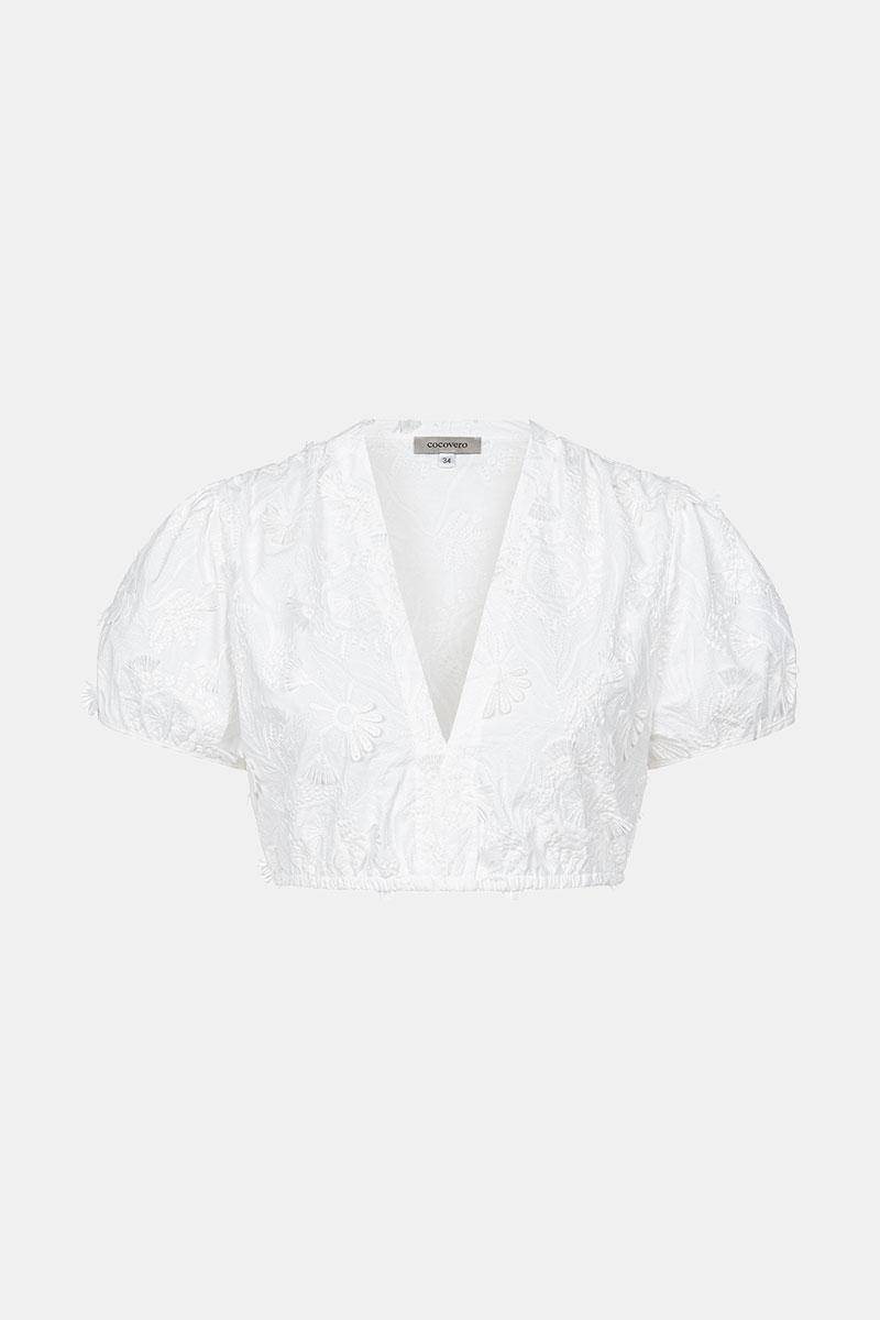 Bluse Valentina Folklore White