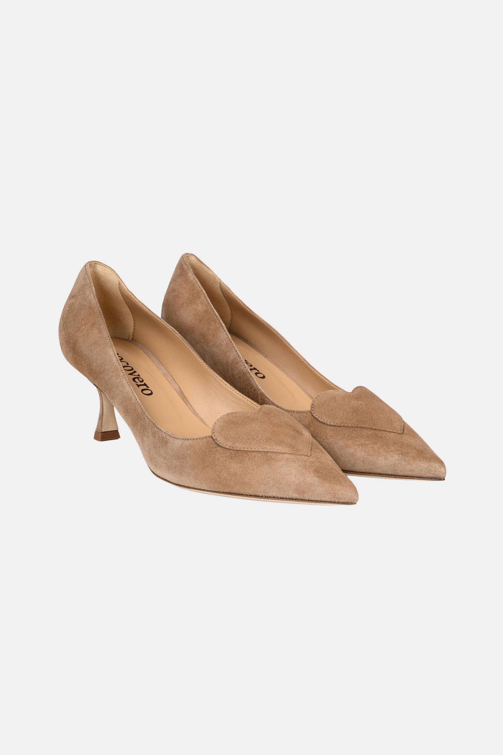 Pumps Marlene Velours Camel