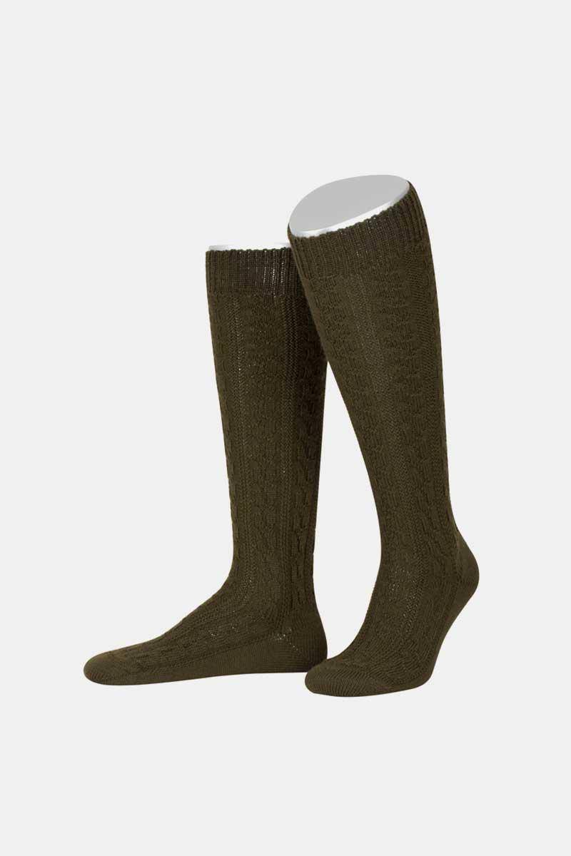 Trachtenkniestrumpf Olive