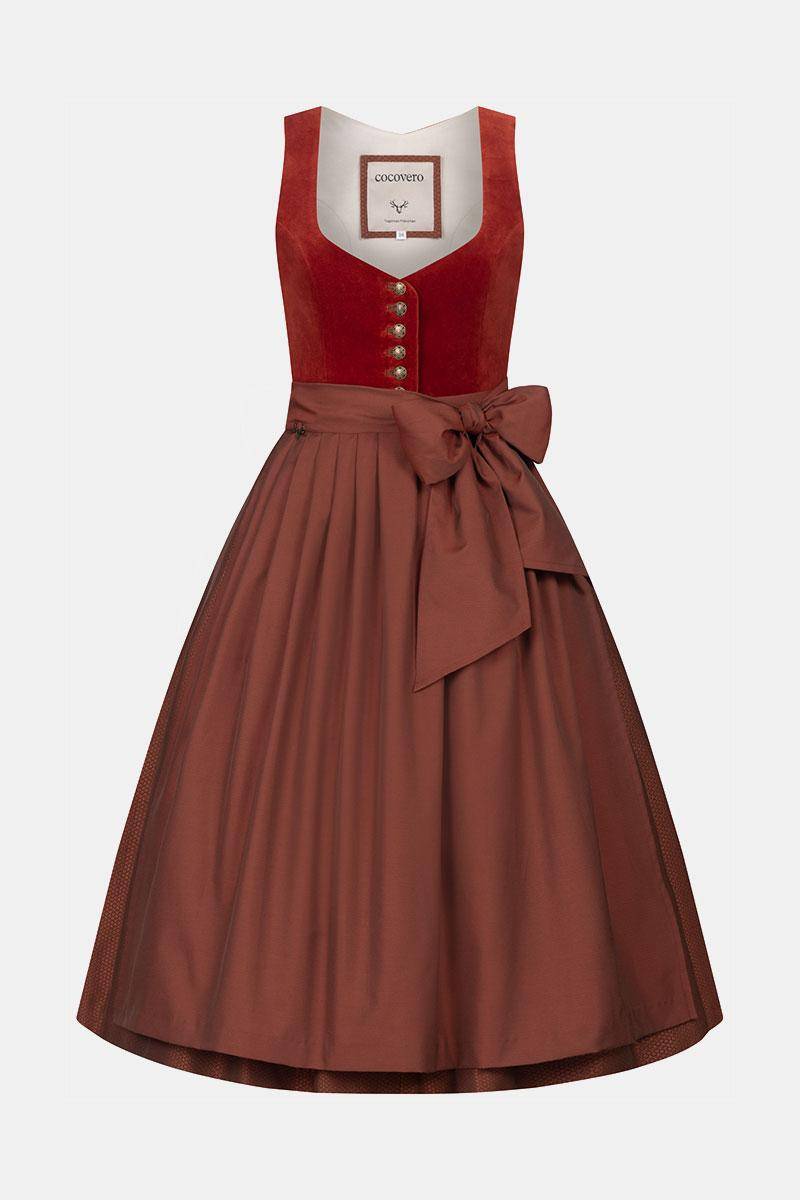 Dirndl Janni Velvet Lava