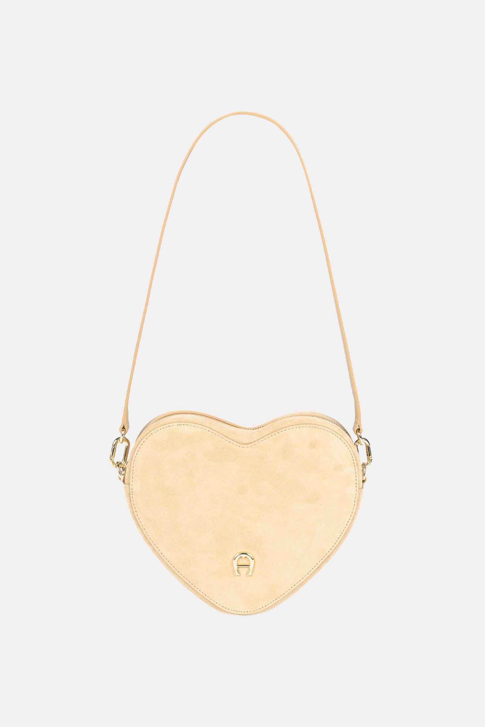 Aigner x CocoVero Heart Pouch Velours Camel