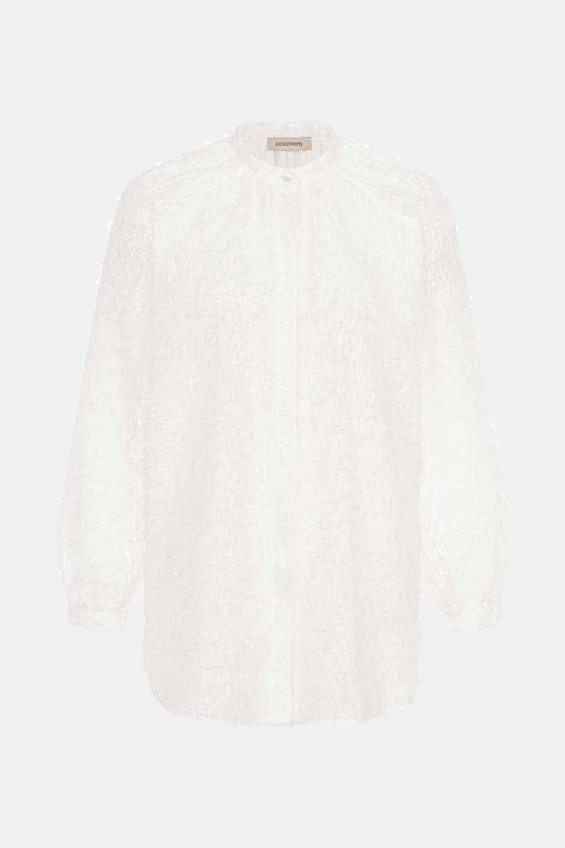 Bluse Emma White Fringes