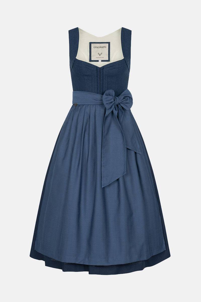 Dirndl Nellie Linen Blue