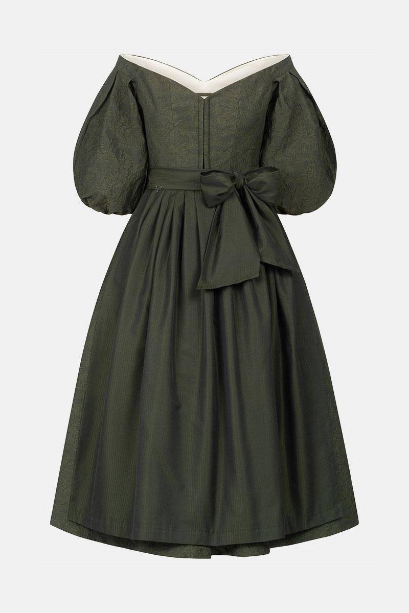 Dirndl Carmen Monochrom Green