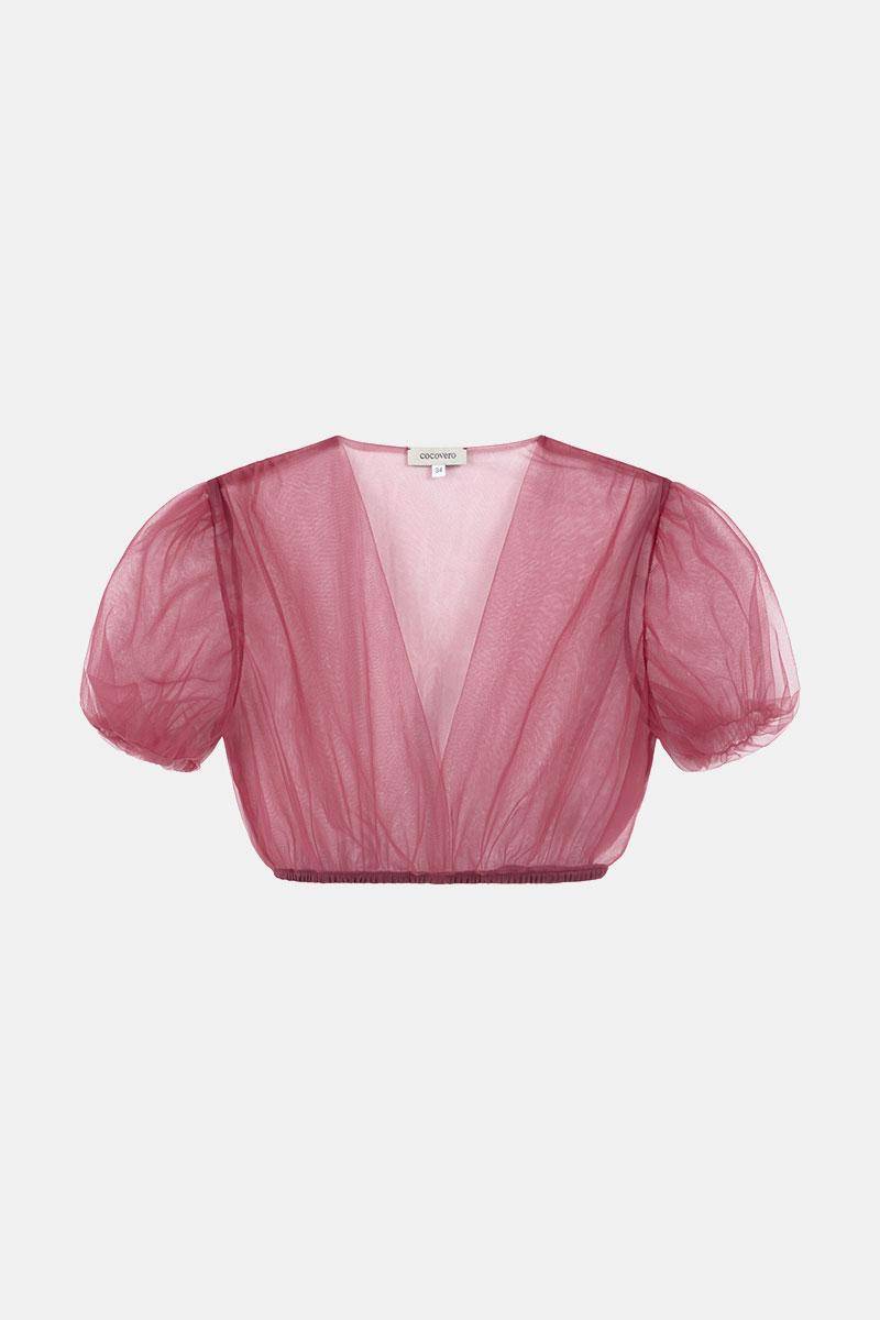 Bluse Valli Red Mesh
