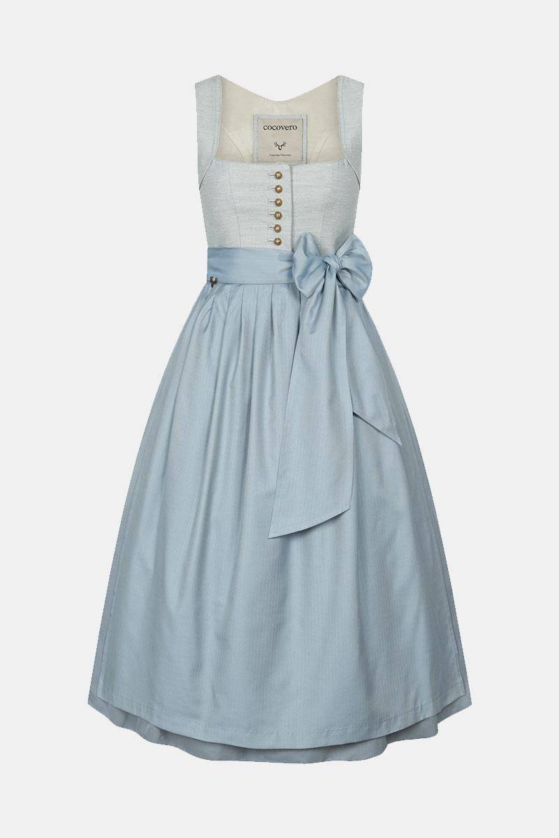 Dirndl Hedi Structured Blue