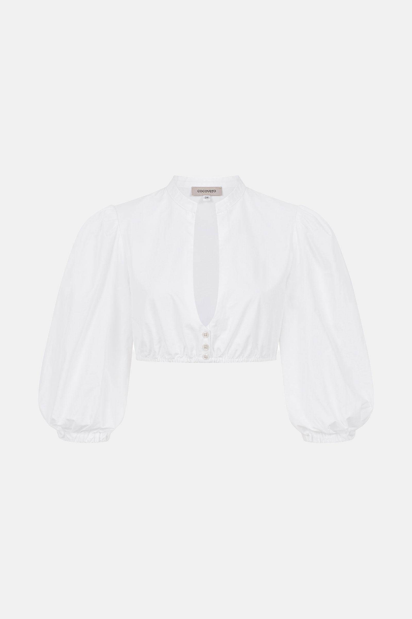 CocoVero x windsor Bluse Katharina White