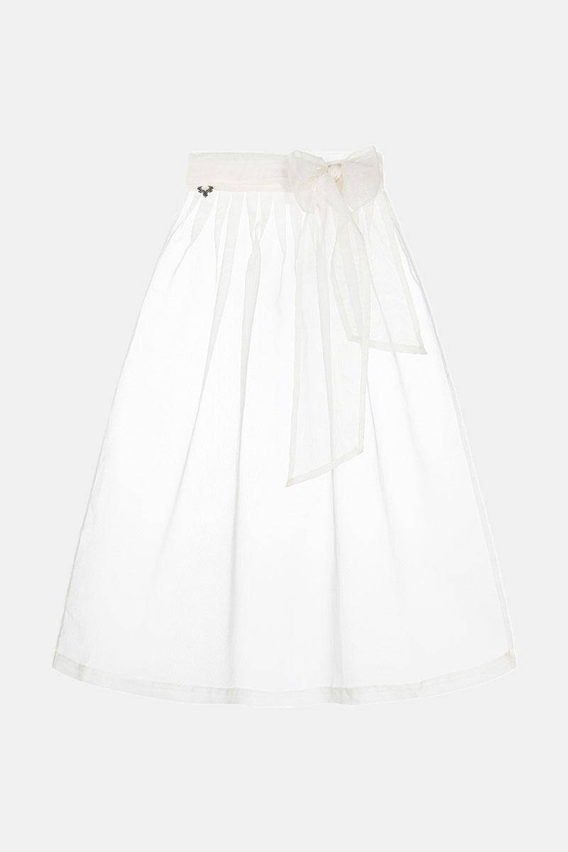 Apron Satin White
