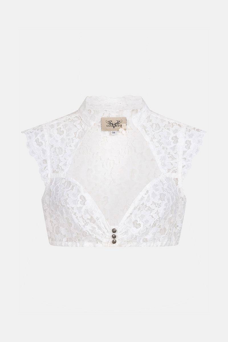 Spitzenbluse Silvie White