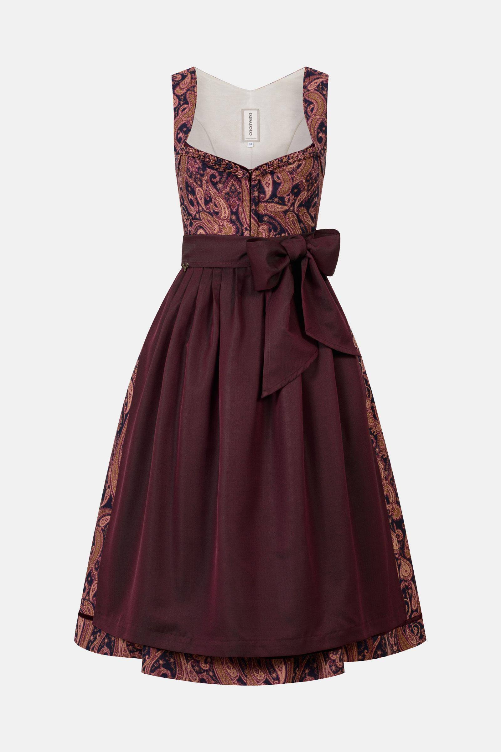 Dirndl Annelie Folklore Plum