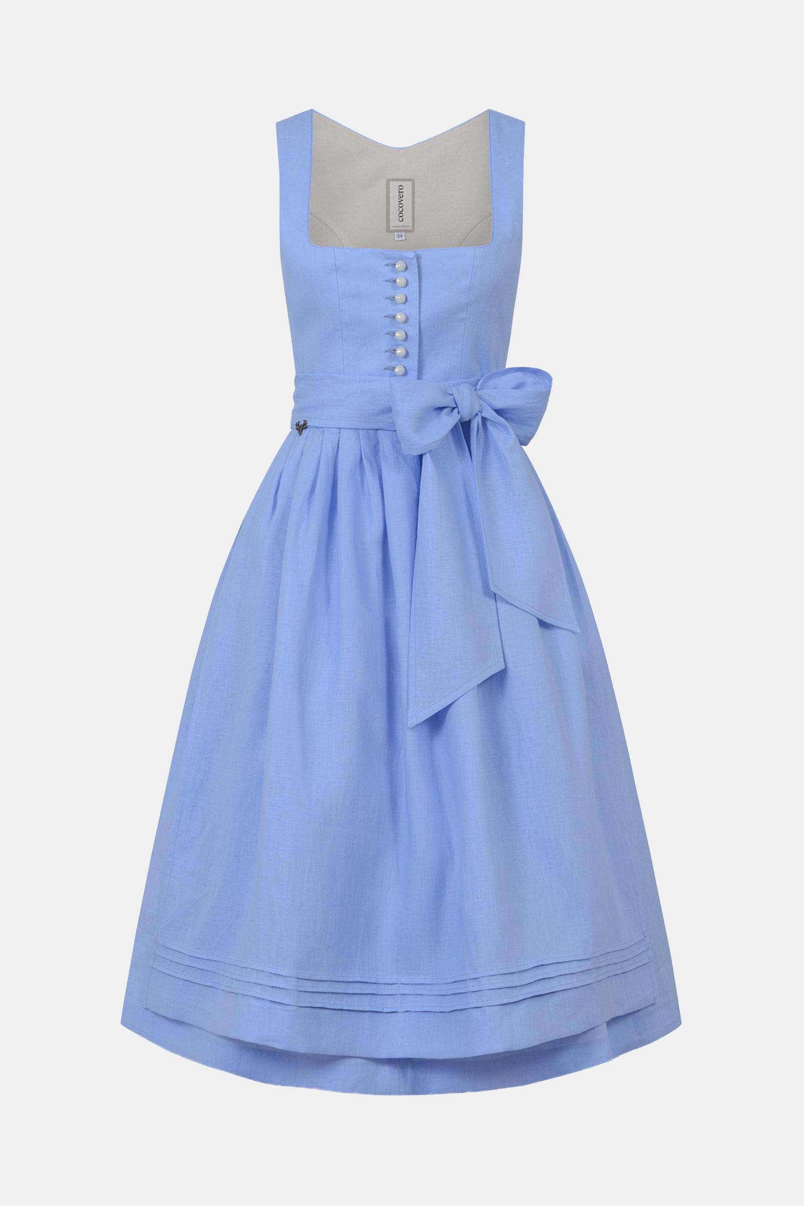 Dirndl Pippa Linen Sky
