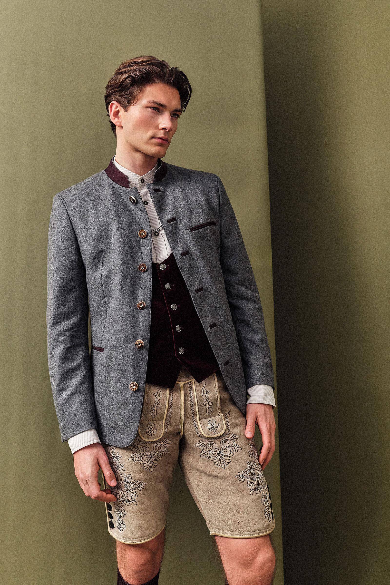 CocoVero x windsor Janker Andrin Grey Bordeaux