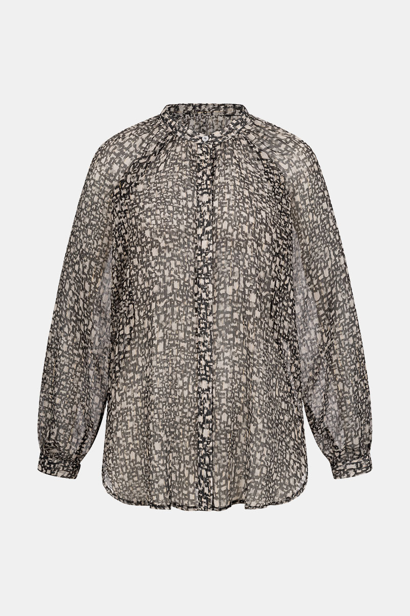 Bluse Emma Graphic Grey