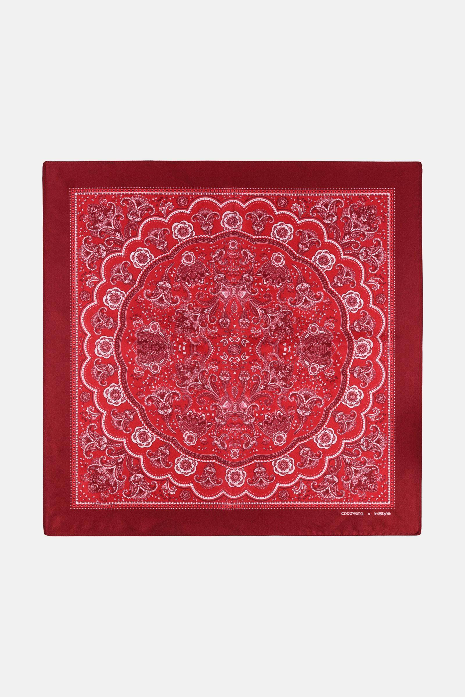 Seidentuch CocoVero x InStyle InStyle Red